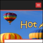 Screen shot of the Grange Air Balloon Flights website.