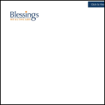Screen shot of the Blessing Healthcare Ltd website.