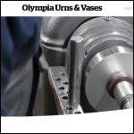Screen shot of the Olympia Urns & Vases Ltd website.