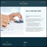 Screen shot of the Skillman Accountancy Ltd website.