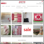 Screen shot of the Parna (UK) Ltd website.