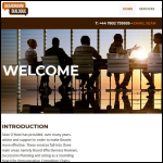 Screen shot of the Boardroom Dialogue Ltd website.