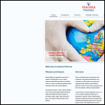 Screen shot of the Haoma Pharma Ltd website.
