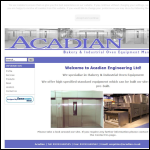Screen shot of the Acadian Engineering Ltd website.