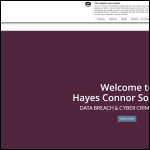 Screen shot of the Hayes Connor Solicitors Ltd website.