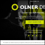 Screen shot of the Olner Design Ltd website.
