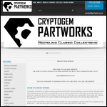 Screen shot of the Cryptogem Partworks Ltd website.