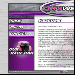 Screen shot of the Cotsweld Race Cars Ltd website.