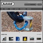 Screen shot of the Autolok Security website.