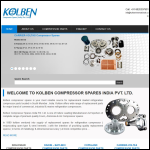 Screen shot of the Kolben Ltd website.