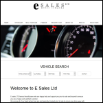 Screen shot of the E-sale Ltd website.