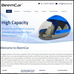 Screen shot of the Beemcar Ltd website.
