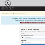 Screen shot of the Crawfords of London Ltd website.