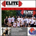 Screen shot of the Elite-bodyworks Ltd website.