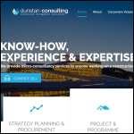 Screen shot of the Dunstan-consulting Ltd website.