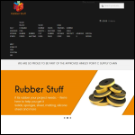 Screen shot of the Rubber Stuff Ltd website.