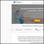 Screen shot of the #Clean - Hashtag Clean Ltd website.