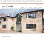 Screen shot of the A S Wright Builders Ltd website.