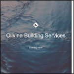 Screen shot of the Olivina Building Services Ltd website.