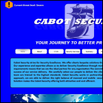 Screen shot of the Cabot Security Ltd website.