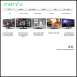 Screen shot of the Streamvue Ltd website.