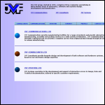 Screen shot of the JVF Communications Ltd website.
