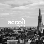 Screen shot of the Accoil Recycling Ltd website.
