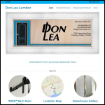 Screen shot of the Lea Barn Ltd website.