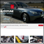 Screen shot of the Autotune Vehicle Services website.