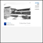 Screen shot of the Columba Ltd website.