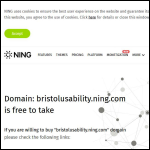 Screen shot of the Bristol Usability Group Cic website.