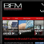 Screen shot of the Brandall Facilities Management Ltd website.