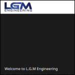 Screen shot of the LGM Engineering Ltd website.