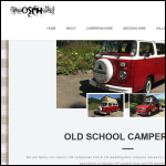 Screen shot of the Old School Vw Campers Ltd website.