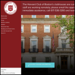 Screen shot of the Harvard Club Ltd website.