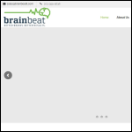 Screen shot of the Brainbeat Ltd website.