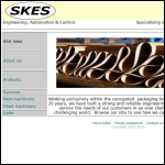 Screen shot of the S.K.E.S. website.