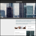 Screen shot of the Hanluke Ltd website.