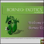 Screen shot of the World Exotics Ltd website.