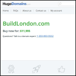 Screen shot of the Build London Architecture Ltd website.