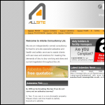 Screen shot of the Allsite Management Ltd website.
