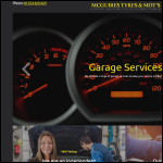 Screen shot of the Mcguires Tyres & Mot Ltd website.