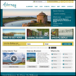 Screen shot of the Alderney Tourism website.