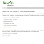 Screen shot of the Flurrish Education Ltd website.
