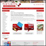 Screen shot of the Red Cherry Retail Design & Fittings website.