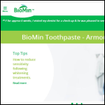 Screen shot of the Biomin Technologies Ltd website.