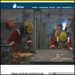 Screen shot of the Contractor Kz Ltd website.