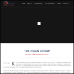 Screen shot of the Kiran Info Solutions Ltd website.