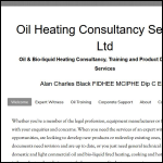 Screen shot of the Oil Heating Consultancy Services Ltd website.