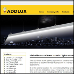 Screen shot of the Add+light Ltd website.